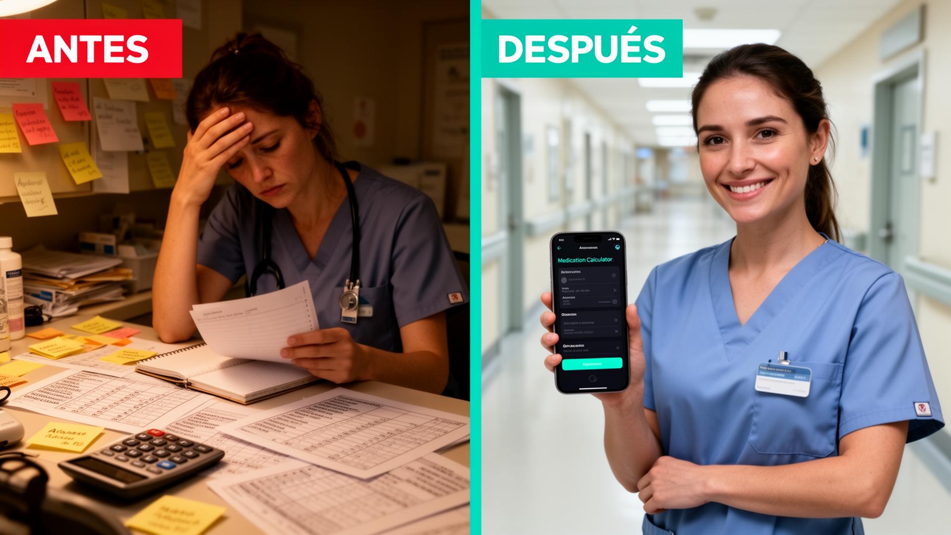 Antes vs. con EnferPráctica